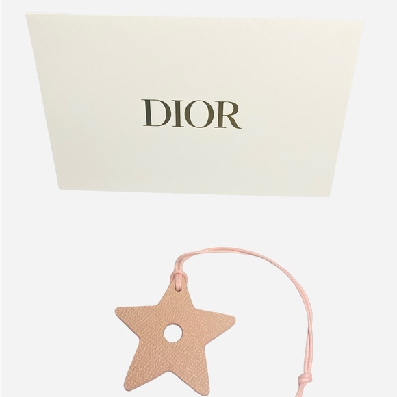 Dior Leather Pink Star Bag Charm - Picture 3 of 5